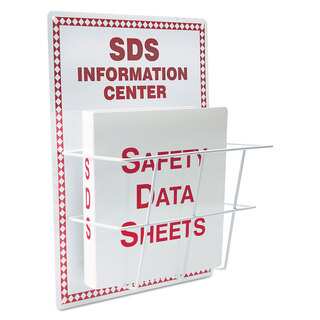 LabelMaster SDS Information Center 15 x 20 White/Red