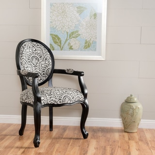 Woodridge Paisley Patterned Fabric Arm Chair by Christopher Knight Home
