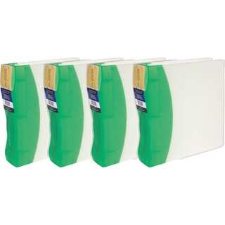 Storex Duratech Green 2-inch Binder 4-pack