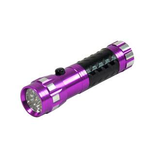 MaxWorks 70892 4.5-Inch 9-LED Flashlight with Ultraviolet Blacklight