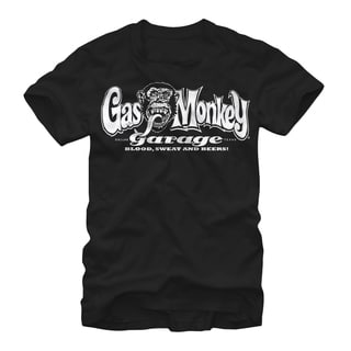 Men's Gas Monkey Garage Blood Sweat and Beers Logo T-shirt