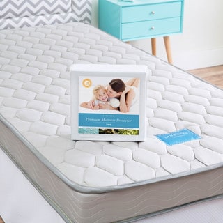 LINENSPA Full XL-size Innerspring Mattress with Waterproof Protector