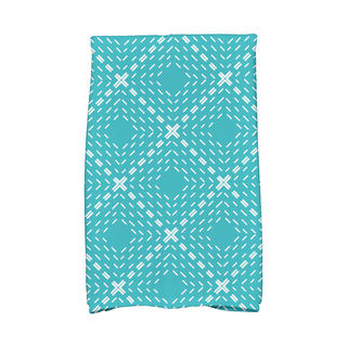 16 x 25-inch, Dots and Dashes Geometric Print Hand Towel