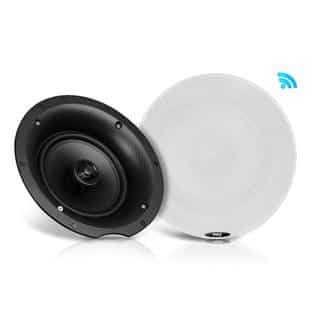 Pyle PDICBT87 Dual 8.0-inch Bluetooth Flush-mount 2-way Speakers 400-watt Ceiling / Wall Speaker Kit