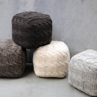 Christopher Knight Home Oslo Wool Pouf
