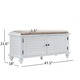 Maybelle Beige Velvet Cushioned Shutter Door Storage Bench by iNSPIRE Q Classic - Thumbnail 15