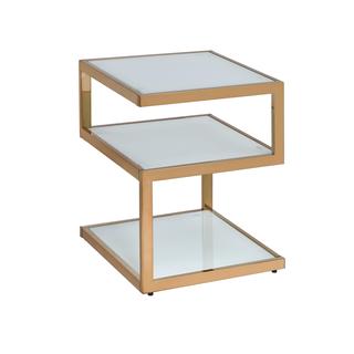 Acme Furniture Alyea Glass/Metal End Table