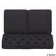 Knightsbridge Dark Grey Linen Oversize Extra Long Modular Sectional Sofa Extension by SIGNAL HILLS