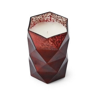 Mikasa Merlot 6-inch Filled Glass LED Candle