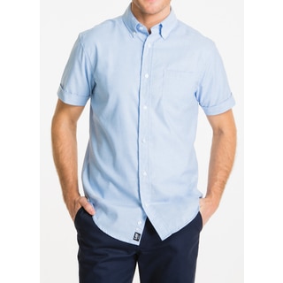 Lee Men's Cotton-blend Short-sleeve Oxford Shirt