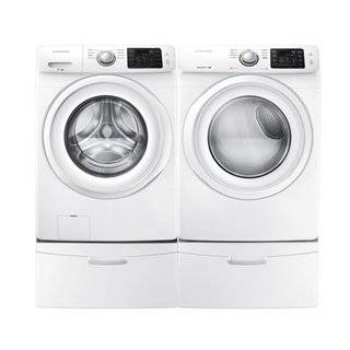 Samsung White Front Load Washer with Electric Dryer