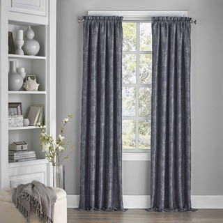 Eclipse Mallory Floral Blackout Window Curtain Panel