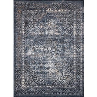Rug Squared Tucson Navy Area Rug (9' x 12')