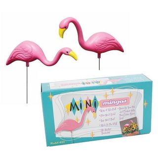 Bloem Mini Mingo Flamingo Garden Stake, G52 (24 Pack)