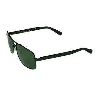 Timberland Fashion Men's TB9057 02R Matte Black Frame Polarized Grey Lens Sunglasses