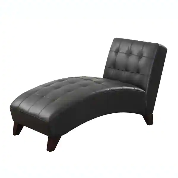 Acme Furniture Anna PU Fabric Chaise Lounge Chair