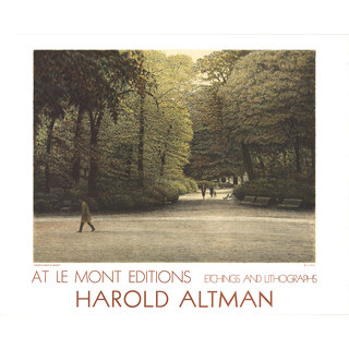 Harold Altman 'Central Park' 24 x 29.75-inch Mourlot Lithograph
