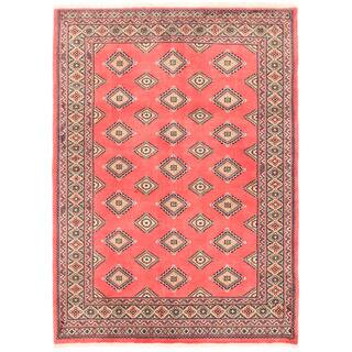 Herat Oriental Pakistani Hand-knotted Bokhara Wool Rug (4'9 x 6'8)
