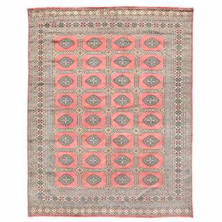 Herat Oriental Pakistani Hand-knotted Bokhara Wool Rug (6'7 x 8'5)