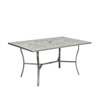 Umbria Concrete Tile Rectangular Outdoor Table by Home Styles