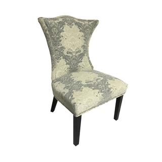 Linda Cream Portofino Chenille Fabric Chair