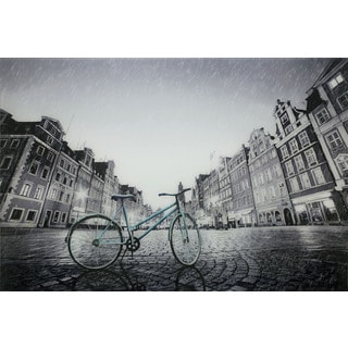 Aurelle Home Amsterdam Bike in the City Wall Decor