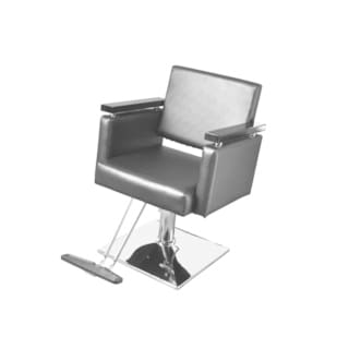 BarberPub Classic Hydraulic Black Hair Salon Chair