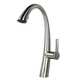 Stainless Steel Brushed Nickel Finish Pull Out Sprayer Solid Brass Kitchen / Island / Bar Faucet
