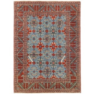 Herat Oriental Afghan Hand-knotted Vegetable Dye William Morris Wool Rug (5'9 x 7'11)