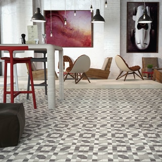 SomerTile 5.875x5.875-inch Calluna Llevant Porcelain Floor and Wall Tile (22/Case, 5.73 sqft.)