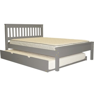 Full Bed Grey With Full Trundle