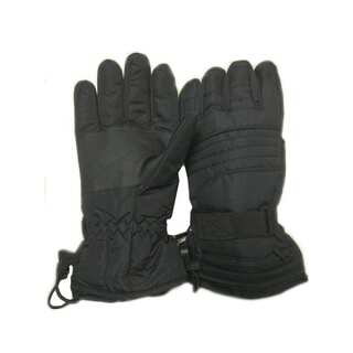 iPM Unisex Black Nylon Battery-heated Outdoor Gloves