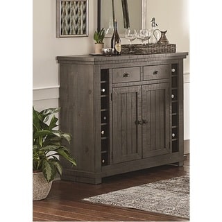 Willow Distressed Grey Wood Server