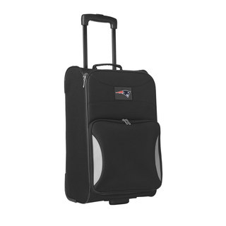 Steadfast 18-inch New England Patriots Black Rolling Carry-on Upright Suitcase