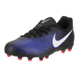 Nike Kids' Jr Magista Ola II Fg Black/ Blue Soccer Cleats