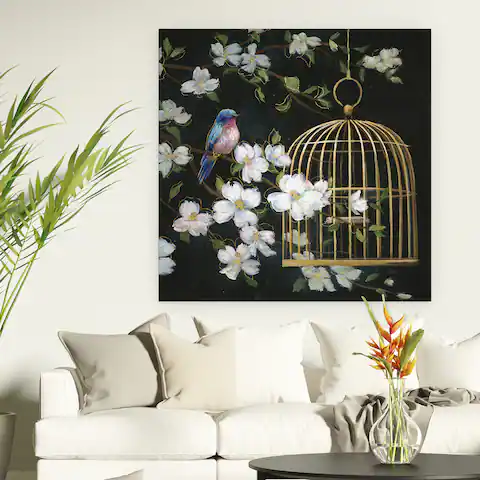 'Evening Song II' Premium Gallery Wrapped Canvas Art