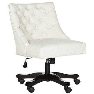 Safavieh Soho Swivel Light Cream Desk Chair