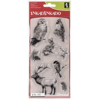 Inkadinkado Clear Stamps 4"X8"-Winter Wildlife