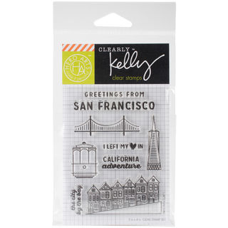 Kelly Purkey Clear Stamps 3X4-San Francisco