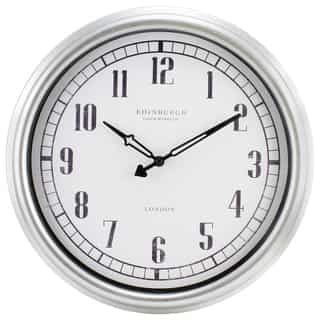 Equity by La Crosse 16-inch Indoor/Outdoor Silvertone Analog Wall Clock