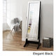 Shimmer Cheval Full-Length Mirror Jewelry Armoire - Thumbnail 1
