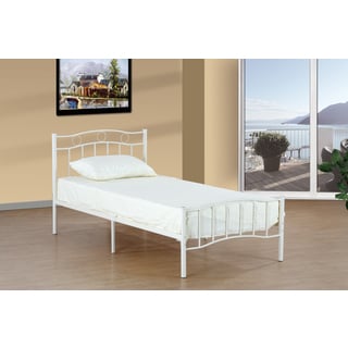 Donco Kids Metal Twin Bed in White or Black