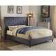Furniture of America Ralen Contemporary Tufted Linen-like Wingback Platform Bed