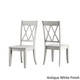 Eleanor Oak Round Soild Wood Top and X Back Chairs 5-piece Dining Set by iNSPIRE Q Classic - Thumbnail 12