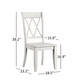 Eleanor Oak Round Soild Wood Top and X Back Chairs 5-piece Dining Set by iNSPIRE Q Classic - Thumbnail 15