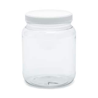 ePackageSupply Wide-Mouth 1/2 Gallon Food Grade Clear Jar with Lid (Various Quantities)