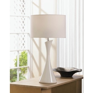 Verdigo Unique White Slender Table Lamp