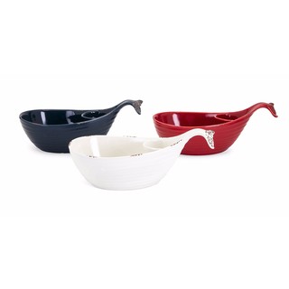Hawkins Whale Chip and Dip Dishes - Ast 3