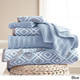 Amraupur Overseas 6-Piece Yarn Dyed Oxford Towel Set - Thumbnail 3
