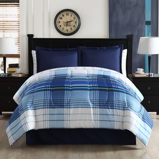 Freemont Blue Plaid Bed in a Bag
